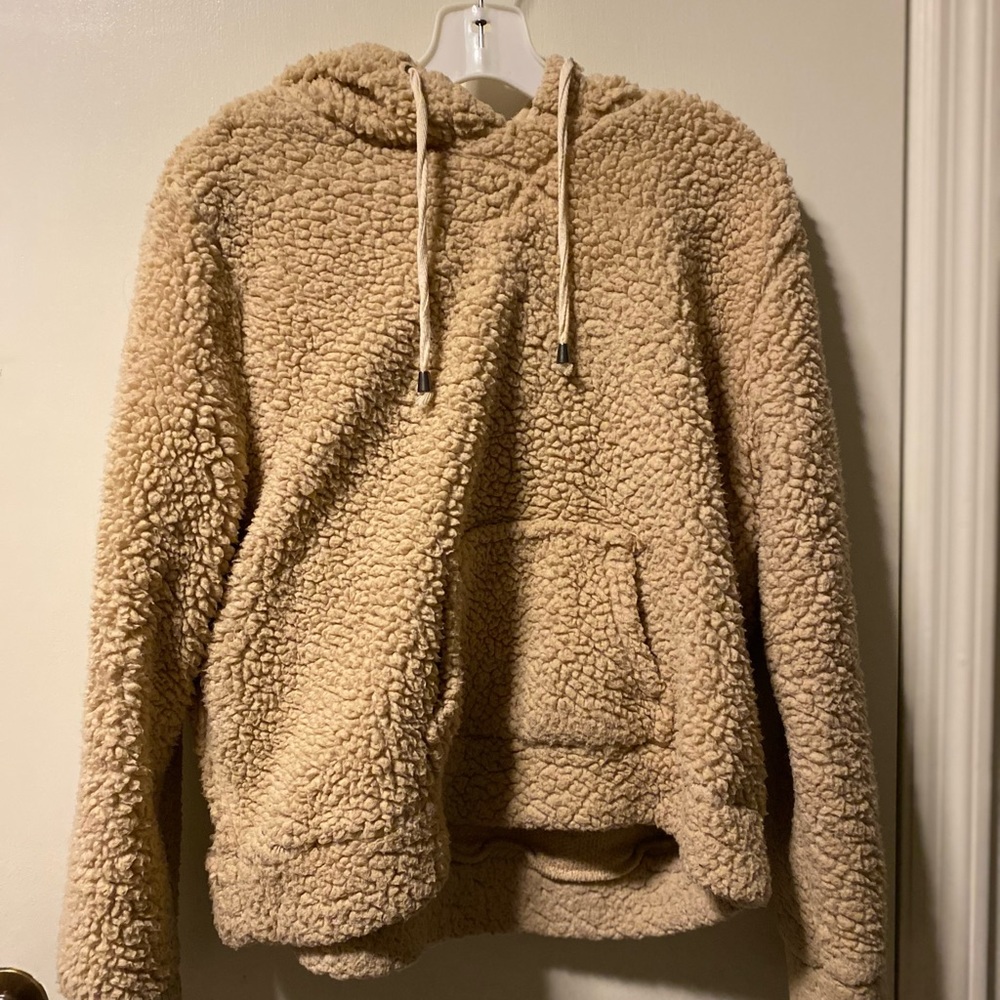 Cotton wool hoodie.